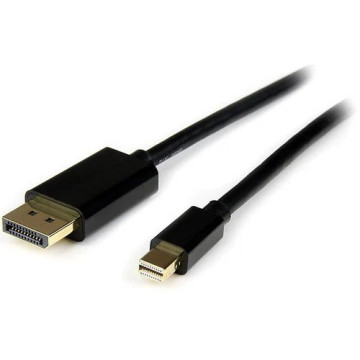 StarTech MDP2DPMM4M 4M MINI DISPLAY TO DISPLAY 1.2 CABLE, 4K, SUPPORT DPCP, HDCP, BLACK, LTW - Image 1