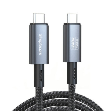 Simplecom CA615 USB-C to USB-C Cable USB4 40Gbps 5A 240W PD3.1 8K@60Hz 1.5M - Image 1