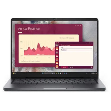 Dell BTO127B_PC14250_AU PRO14 NOTEBOOK, 14" FHD+, U7-255U, 16GB, 512GB, WL, W11P(AI), BLACK, 1YOS - Image 1