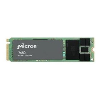 Micron (Crucial) MTFDKBA960TFR-1BC15ABYYR Micron 7450 Pro 960GB Gen4 NVMe Enterprise SSD 2280 M.2 5000/1400 MB/s R/W 520K/82K IOPS 1700TBW 1DWPD 2M hrs MTTF Server Data Centre 5yrs - Image 1
