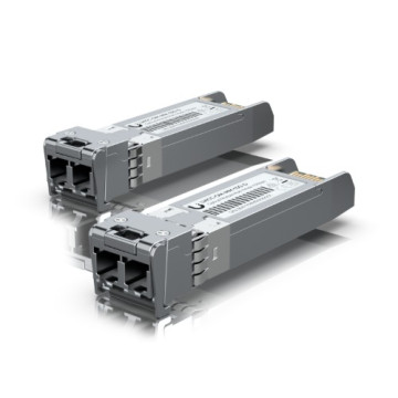 Ubiquiti UACC-OM-MM-10G-D-2 UFiber 10Gbps Multi-Mode Optical Module, SFP+, 2-Pack(2 Connectors ), Duplex LC connector, Connection up to 300 m - Image 1