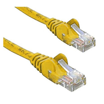 8ware KO820U-3YEL CAT5e Cable 3m - Yellow Color Premium RJ45 Ethernet Network LAN UTP Patch Cord 26AWG CU Jacket - Image 1