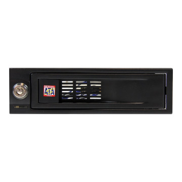 StarTech HSB100SATBK 5.25" TRAYLESS HOT SWAP MOBILE RACK FOR 3.5" SATA HDD 2YR - Image 1