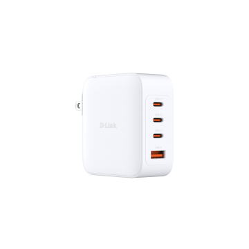 D-Link DCF-141 140W GaN Charger with USB-A and 3 USB-C ports - Image 1