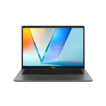 ASUS M3407HA-SF062W-P (Special Buy) VivoBook S14 14' OLED Notebook, AMD Ryzen 7 260, WUXGA, DDR5 16GB, 1TB, Grey, Win 11 Home, 1.4kg, 1YW, ~16 TOPs - Image 1