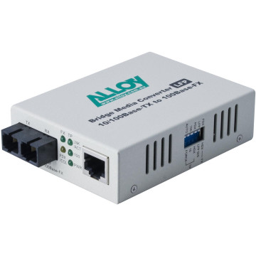 Alloy FCR200SC.40 10/100Base-TX to 100Base-FX Single Mode Fibre (SC) Converter with LFP via FEF or FM. 40Km - Image 1