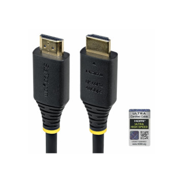 StarTech HDMI21-CBL-8K60-1M 1M (3.3FT) CERTIFIED ULTRA HIGH SPEED HDMI 2.1 CABLE, 8K60HZ, LTW - Image 1