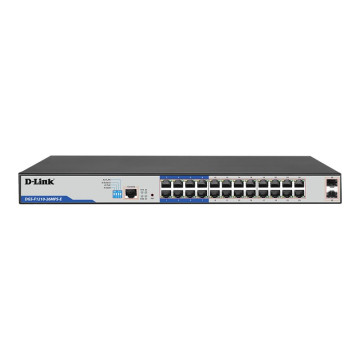 D-Link DGS-F1210-26MPS-E 26P GIGABIT SMART MANAGED POE+ SWITCH WITH 24 POE+ PORTS (380W) AND 2 SFP PORTS - Image 1