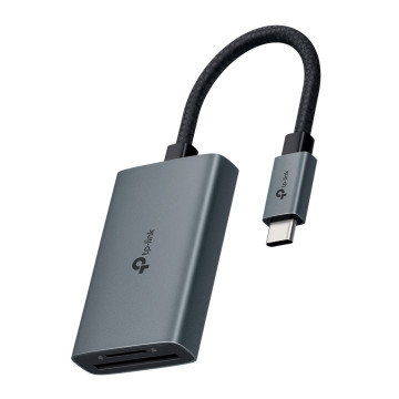 TP-LINK UA440C USB 3.0 Type-C to SD & microSD 3.0 Card Reader, support SD, SDHC, SDXC, microSD, microSDHC, microSDXC cards up to 2TB. - Image 1
