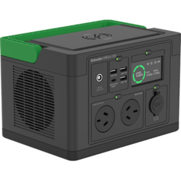 APC PPS330-AZ OffGrid Portable Power Station 330, 230V, 332Wh Lithium-ion, LCD, 2 AS3112 Australian outlets, Sinewave, 3 USB-A, 1 USB-C, Wireless Charger - Image 1