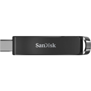Sandisk SDCZ460-032G-G46 Ultra USB Type-C Flash Drive, CZ460 32GB, USB Type C 3.1, Black, Super-thin Retractable, 5Y - Image 1