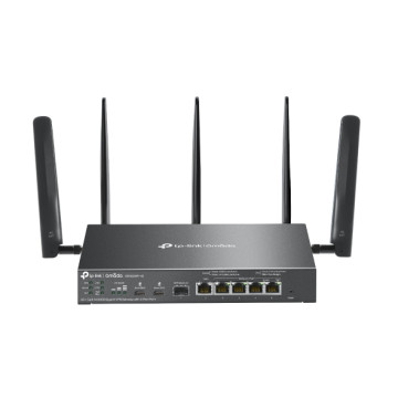 TP-LINK ER706WP-4G OMADA AX3000 4G+ WI-FI 6 DUAL-BAND GIGABIT VPN ROUTER, GbE LAN/WAN(5), POE+, 5YR - Image 1