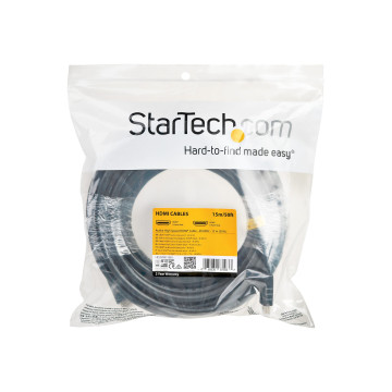 StarTech HD2MM15MA 15 M 4K HIGH SPEED HDMI CABLE WITH ETHERNET - CL2 HDMI 2.0 2YR - Image 1