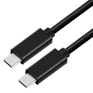 Astrotek AT-CMCM-2 USB C cable, Male to Male, 3.1v, Gen. 2, support 10G, Nickle plating, with Nylon sleeve - Image 1