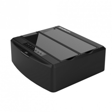 Simplecom SD312-BLACK SD312 Dual Bay USB 3.0 Docking Station for 2.5' and 3.5' SATA Drive - Image 1