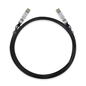 TP-LINK SM5220-3M 3 Meter 10G SFP+ Direct Attach Cable, Drives 10 Gigabit Ethernet, 10G SFP+ Connector on Both Sides (Replaces TXC432-CU3M) - Image 1