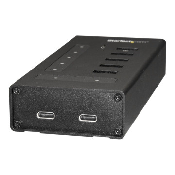StarTech HB30C5A2CST 7 PORT USB-C HUB, USB-C(2), USB(5), RUGGED, MOUNT, DC, 2YR - Image 1