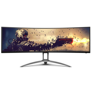 AOC AG493UCX2 49' Curved 1800R, 5120X1440 DQHD, 32:9, Adaptive Sync, HDR 400,1ms, 165Hz ,3x HDMI,1x DP,USB-C , Speaker, HAS, KVM ultra wide monitor
