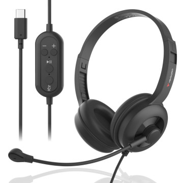 Verbatim 30195 ClaritySound Headset With USB-C Clear Sound, Comfort, Reduce Background Noise.Ideal for Office, Education, Business - Image 1