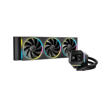 DEEPCOOL R-LM360-BKDMMC-1 LM360 ARGB Liquid Cooler Mini LCD Screen, 2.4' IPS, 320×240 Resolution , Intel LGA1851/1700/1200 + More, AMD AM5/AM4 - Image 1