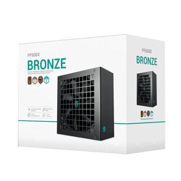 DEEPCOOL R-PF600X-HD0B-JGAU PF600X 600W Gamer Storm 80+ Bronze/ Cybenetics ATX Power Supply 120mm Fan, Japanese & Taiwanese Capacitors, DC to DC, ATX12V V2.52 - Image 1