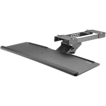 StarTech KBTRAYADJ Under Desk Keyboard Tray - Adjustable - Keyboard Drawer - Computer Keyboard Stand - Keyboard Shelf 26.4in W - Keyboard Shelf - Work in greater comfort with this easily adjustable ergonomic keyboard tray - Under Desk Keyboard T - Image 1