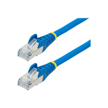 StarTech NLBL-5M-CAT6A-PATCH 5M CAT6A ETHERNET CABLE - BLUE - LOW SMOKE ZERO HALOGEN (LSZH) - 10GBE 500MHZ - Image 1
