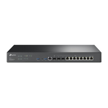 TP-LINK ER8411 Omada VPN Router with 10G Ports , 1× 10G SFP+ WAN Port, 1× 10G SFP+ WAN/LAN Port,1× Gigabit SFP WAN/LAN Port, 8× Gigabit RJ45 WAN/LAN P - Image 1