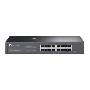 TP-LINK ES216G (CH) Omada 16-Port Gigabit Easy Managed Switch, Flow Control, Loopback Detection, Port Isolation, Port Mirroring, LAG, VLAN, IGMP Snoopi - Image 1