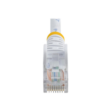 StarTech 45PAT10MWH CAT5E ETHERNET PATCH CABLE WITH SNAGLESS RJ45 CONNECTORS - 10 M, WHITE - Image 1