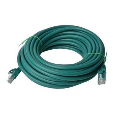 8ware PL6A-40GRN CAT6A Cable 40m - Green Color RJ45 Ethernet Network LAN UTP Patch Cord Snagless - Image 1
