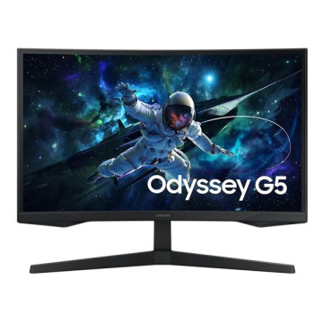 Samsung LS27CG552EEXXY Odyssey G55C 27' QHD Curved Gaming Monitor 2560 x 144 165Hz16:9 1000R 1ms VA AMD FreeSync HDR10 DisplayPort HDMI Tilt VESA Headphone 3YR WTY - Image 1