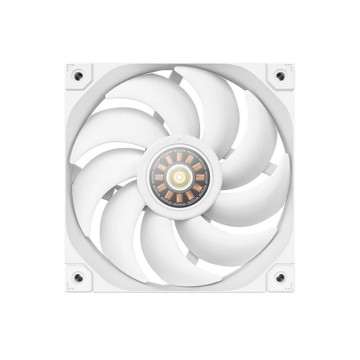DEEPCOOL R-FL12-WHAPN1-G FL12 White 120mm Unique ARGB Fans, Low Noise, 4-pin PWM, Fluid Dynamic Bearing, Addressable RGB LED - Image 1