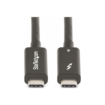 StarTech A40G2MB-TB4-CABLE 6.6FT (2M) ACTIVE THUNDERBOLT 4 CABLE, 40GBPS, 100W POWER DELIVERY, 4K/8K VID - Image 1