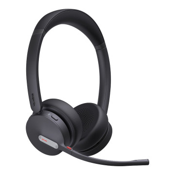 Yealink WHD642-UC WHD642 DECT wireless UC headset, dual-ear headset, DECT Bluetooth hybrid, UC, Acoustic Shield 2.0, 200m range, 16hr talk time - Image 1