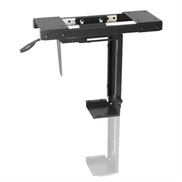 Brateck CPB-5 Adjustable Under-Desk ATX Case Mount with Sliding track, Up to 10kg,360° Swivel （LS） - Image 1