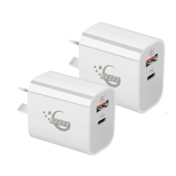 BDI MOBBDI25WACB2PK 25W PD Quick Charger AU plug with USB and Type C Port SDC-25WACB -2pack - Image 1