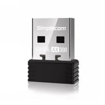 Simplecom NW106 AX300 2.4GHz Wi-Fi 6 USB Wireless Nano Adapter - Image 1