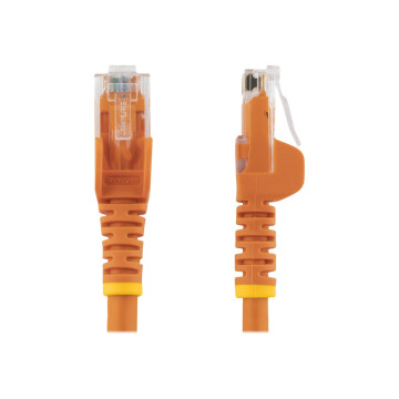 StarTech N6PATC3MOR CAT6 ETHERNET CABLE 3M ORANGE 650MHZ 100W SNAGLESS PATCH CORD LTW - Image 1