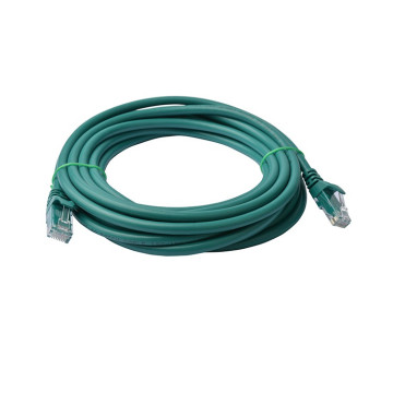 8ware PL6A-10GRN CAT6A Cable 10m - Green Color RJ45 Ethernet Network LAN UTP Patch Cord Snagless - Image 1
