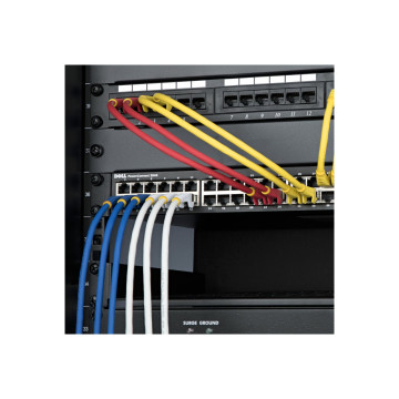 StarTech NLWH-1M-CAT6A-PATCH 1M CAT6A ETHERNET CABLE - WHITE - LOW SMOKE ZERO HALOGEN (LSZH) - 10GBE 500MH - Image 1