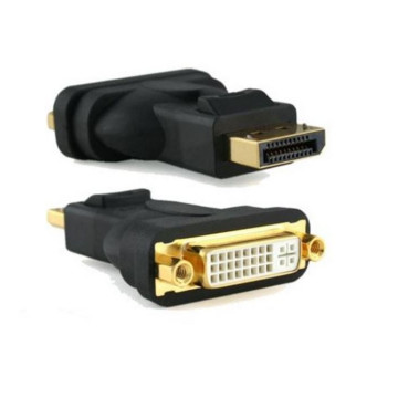 Astrotek AT-DPDVI-MF DisplayPort DP to DVI-D Adapter Converter 20 pins Male to DVI 24+1 pins Female - Image 1