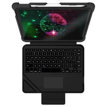 STM STM-226-407KX-01 DUX KEYBOARD TRACKPAD USB-C (IPAD 10TH GEN & A16) COM - BLACK FITTED CASE - Image 1