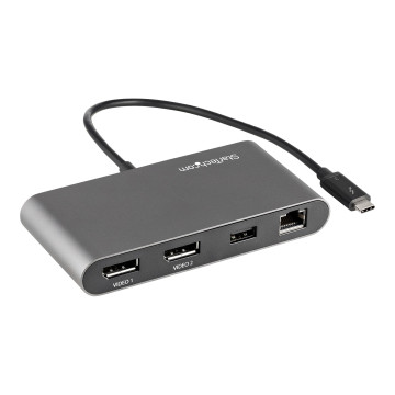 StarTech TB3DKM2DPL DUAL MONITOR TB3 MINI DOCK, 4K 60HZ, 3YR - Image 1