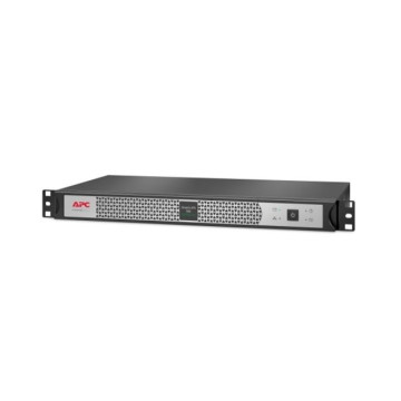 APC SCL500RMI1UNC Smart-UPS 500VA/400W Line Interactive UPS, 1U Rackmount, 230V/10A Input, 4x IEC C13 Outlets, Li-Ion Battery, W/ Network Card, Short Depth - Image 1