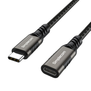 Simplecom CAU605 USB-C Male to Female Extension Cable USB 3.2 Gen2 PD 100W 20Gbps 0.5M - Image 1