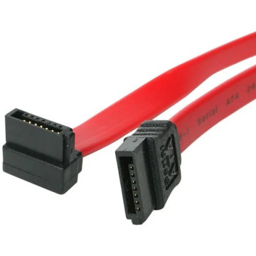 StarTech SATA12RA1 12" SATA TO RIGHT ANGLE SATA SERIAL ATA CABLE LTW - Image 1