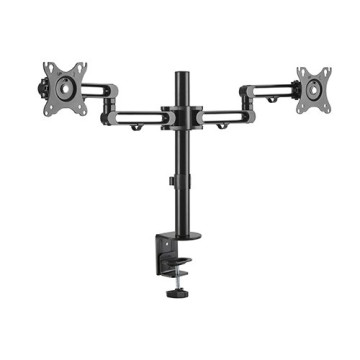 Brateck LDT30-C024 Dual Monitor Premium Aluminum Articulating Monitor Arm Fit Most 17'-32' Monitors Up to 8kg per screen VESA 75x75/100x100 - Image 1