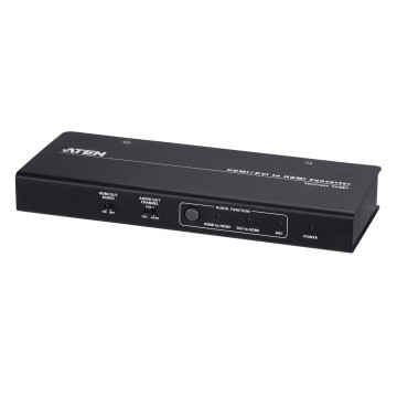 Aten VC881-AT-U 4K HDMI/DVI to HDMI Converter with Audio De-Embedder, supports ARC and DVI + Audio In to HDMI conversion, analog audio out and digital audio out - Image 1