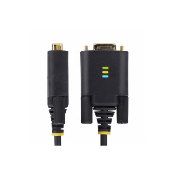 StarTech 1P6FFC-USB-SERIAL 6.6FT (2M) USB TO SERIAL ADAPTER CABLE, COM RETENTION, INTERCHANGEABLE SCREWS - Image 1